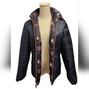 White Stuff Navy jacket - Reversible with Bunny print on the other side